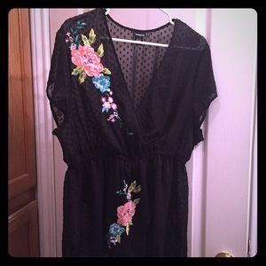 Torrid Peplum Floral Top